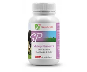 Viên uống nhau thai cừu Nzpurehealth Sheep Placenta 30 viên - Tăng cường miễn dịch, làm đẹp da, hỗ trợ hồi phục tế bào.