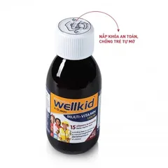 Siro Wellkid Multivitamin Liquid 150ml - Vitamin tổng hợp cho trẻ từ 4-12 tuổi, tăng cường sức đề kháng và phát triển toàn diện
