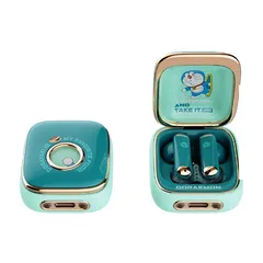 Tai Nghe Không Dây TWS Bluetooth Hình Doraemon Ver 2 - Âm Thanh Nổi, Cảm Ứng Thông Minh, Thiết Kế Đáng Yêu