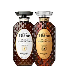 Cặp Dầu Gội Xả Moist Diane Extra Damage Repair 450ml - Phục Hồi Tóc Hư Tổn Nặng, Dưỡng Ẩm Chuyên Sâu, Bảo Vệ Màu Tóc