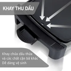 Bếp Nướng Điện Lebenlang LBG8588 Cao Cấp Không Khói - 5 Chế Độ Nhiệt, Bề Mặt Chống Dính, Tay Cầm Cách Nhiệt - Giao Hàng Toàn Quốc