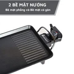 Bếp Nướng Điện Mini Lebenlang LBEE6758-EC 700W - Bề Mặt Chống Dính, Thiết Kế Hiện Đại, Thích Hợp Nhóm 3-4 Người