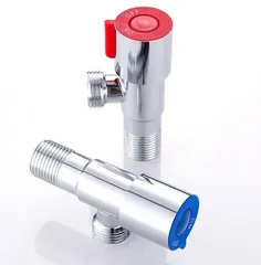 Bộ 2 Van Cấp Nước Chữ T Giảm Áp Nóng Lạnh HOBBY Home Decor CBTXD - Van Inox 304 Chất Lượng Cao Cho Vòi Rửa Chén