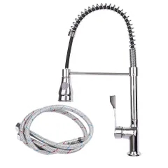 Bộ Vòi Rửa Chén Nóng Lạnh Hobby Home Decor RCD - Vòi Bếp Đầu Di Chuyển, Chrome Sang Trọng, Phù Hợp Mọi Không Gian Phòng Bếp