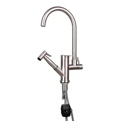 Bộ Vòi Rửa Chén Nóng Lạnh Inox 304 Kèm Vòi Xịt Dây Rút Hobby RCG - Sang Trọng, Tiện Dụng Cho Không Gian Bếp