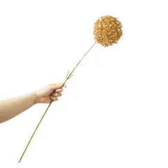 Cành Hoa Giả Ghome - Trang Trí Nhà Cửa Bắt Mắt, Hoa Sen Và Tú Cầu Bạc, Phụ Kiện Decor Nội Thất Rực Rỡ