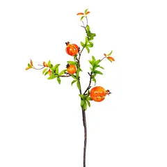 Cành Lựu Phong Thủy 3 Quả Ghome LUU3 - Trang Trí Nhà Cửa Sang Trọng, Thu Hút Tài Lộc, Đủ Đầy May Mắn