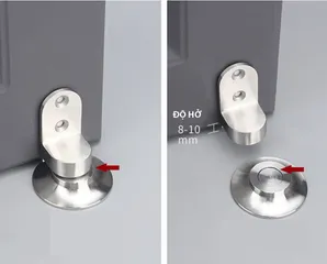 Chặn cửa Hobby Home Decor CC5 với keo dán 3M và đinh ốc - Lực hút nam châm siêu mạnh cho cửa gạch men và kính