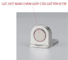 Chặn cửa Hobby Home Decor CC5 với keo dán 3M và đinh ốc - Lực hút nam châm siêu mạnh cho cửa gạch men và kính