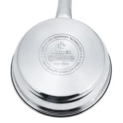 Chảo Chống Dính Inox 5 Lớp Kalpen Gliter KP-8718 - Chất Liệu Inox 304, Công Nghệ Đức, Dễ Sử Dụng Trên Tất Cả Các Loại Bếp