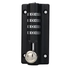 Chốt Cửa Ngang Có Mật Khẩu Hobby Home Decor LCK - Chắc Chắn, An Toàn Với Hợp Kim Kẽm, Hai Màu Trắng Đen Phù Hợp Nhiều Kiểu Cửa