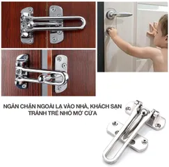 Chốt Khóa Cửa Dạng Trượt Hobby Home Decor KCT1 - Inox Chất Lượng, Thiết Kế Thông Minh, Bảo Vệ Nhà Cửa Hoàn Hảo