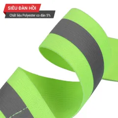 Combo 2 Đôi Đai Phản Quang Đeo Tay Chân GoodFit GF05RA - An Toàn Khi Tập Thể Thao, Cao Cấp, Dễ Dàng Sử Dụng