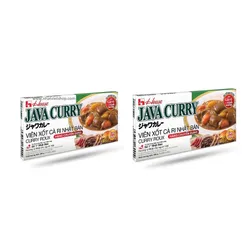Combo 2 Hộp Viên Xốt Cà Ri Nhật Bản Java Curry 200g - Nấu Nướng Đơn Giản, Hương Vị Cay Ngon Kiểu Nhật