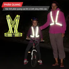Dây đai phản quang chạy bộ, đạp xe GoodFit GF04RA - Bảo vệ an toàn với phản quang ban đêm, dụng cụ thể thao lý tưởng cho người yêu thể thao