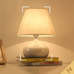 Đèn Ngủ Để Bàn HUTA T4 - Thân Thép Chỉnh Sáng Hiện Đại, Ánh Sáng Vàng Dịu Mắt, Phù Hợp Trang Trí Nội Thất