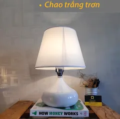 Đèn Ngủ Để Bàn HUTA T4 - Thân Thép Chỉnh Sáng Hiện Đại, Ánh Sáng Vàng Dịu Mắt, Phù Hợp Trang Trí Nội Thất