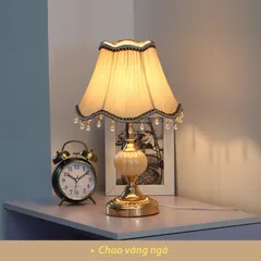 Đèn Ngủ Huta Light For Life CD1 - Đèn Bàn Sang Trọng Bằng Thép và Sứ, Tiết Kiệm Điện, Trang Trí Nội Thất Thông Minh
