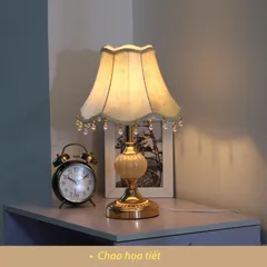 Đèn Ngủ Huta Light For Life CD1 - Đèn Bàn Sang Trọng Bằng Thép và Sứ, Tiết Kiệm Điện, Trang Trí Nội Thất Thông Minh