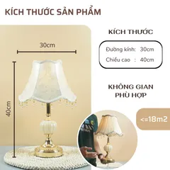 Đèn Ngủ Huta Light For Life CD1 - Đèn Bàn Sang Trọng Bằng Thép và Sứ, Tiết Kiệm Điện, Trang Trí Nội Thất Thông Minh
