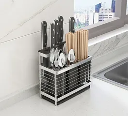 Kệ Đựng Đũa Dao Kéo Hobby Home Decor KDMT3 Inox 304 Có Khay Hứng Nước – Thiết Kế Gọn Gàng Cho Không Gian Bếp Thêm Ngăn Nắp