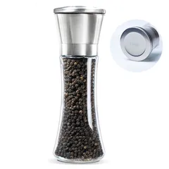 Lọ Xay Tiêu Tay Vặn Hobby Home Decor XT - Thủy Tinh Chắc Chắn, Thiết Kế Tiện Dụng, Lưỡi Nghiền Sứ, Phụ Kiện Nhà Bếp Cao Cấp