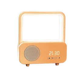 Loa Bluetooth 3 in 1 Onefire - Kết Hợp Đồng Hồ và Đèn Ngủ Kiểu Cổ Điển - Thiết Kế Sang Trọng, Âm Thanh Sống Động