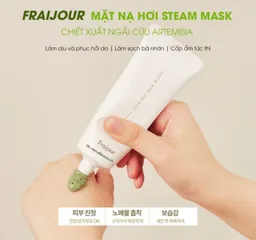 Mặt Nạ Thải Độc Fraijour Original Artemisia Steam Mask - Giúp Làm Dịu Da, Giảm Viêm Đỏ, Thư Giãn Cho Mọi Loại Da