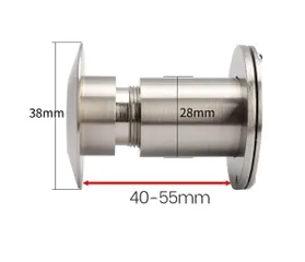 Mắt Thần Gắn Cửa Chống Trộm Hobby Home Decor MT2 - Quan Sát Bên Ngoài 220 Độ, Hợp Kim Kẽm Bền Chắc, Đường Kính 28mm