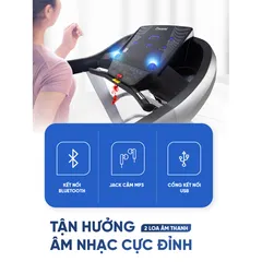 Máy Chạy Bộ Điện Zasami KZ-C2206 Đa Năng - Tốc Độ 20 km/h, Độ Nghiêng Tự Động, Thiết Kế Tiện Lợi Cho Tập Luyện Tại Nhà