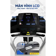 Máy Chạy Bộ Điện Zasami KZ-C2206 Đa Năng - Tốc Độ 20 km/h, Độ Nghiêng Tự Động, Thiết Kế Tiện Lợi Cho Tập Luyện Tại Nhà