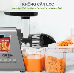 Máy Ép Chậm Trục Ngang Creen CRJ-250 - Ép Kiệt 95% Nước, Công Suất 250W, Tiết Kiệm Dinh Dưỡng, Dễ Vệ Sinh - Thích Hợp Cho Nhà Bếp