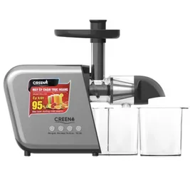 Máy Ép Chậm Trục Ngang Creen CRJ-250 - Ép Kiệt 95% Nước, Công Suất 250W, Tiết Kiệm Dinh Dưỡng, Dễ Vệ Sinh - Thích Hợp Cho Nhà Bếp