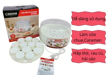Máy Hấp, Làm Bánh và Sữa Chua Tự Động Creen CR-H168 - Đa Năng Tiện Lợi, Chất Liệu An Toàn, Dịch Vụ Giao Hàng Toàn Quốc