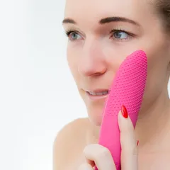 Máy Rửa Mặt Siêu Âm Sonicleanse Glo Viva Rio FADH - Công Nghệ Nhiệt, 7 Mức Cường Độ, Làm Sạch Sâu Cho Da Mặt Mịn Màng, Thuận Tiện Du Lịch