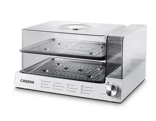 Nồi Hấp Điện Đa Năng Creen CR-135CF - 13.5L, 1200W, Giải Pháp Nấu Ăn An Toàn Giữ Dưỡng Chất, Hấp Thực Phẩm Nguyên Cả Con