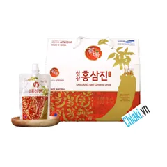 Nước Hồng Sâm Nguyên Chất Samjang Hàn Quốc - Hộp 30 Gói Bổ Sung Sức Khỏe, Tăng Cường Sinh Lực và Đẹp Da