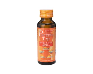 Nước Uống Nhau Thai Placenta Top Shinnippai Nhật Bản - Hỗ Trợ Giảm Thâm Nám, Làm Sáng Da, Trẻ Hoá Da (Hộp 10 Chai 50ml)