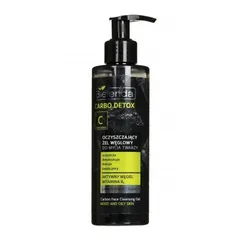 Sữa Rửa Mặt Bielenda Carbon Detox 195g - Thanh Lọc Da, Ngăn Ngừa Mụn, Làn Da Sạch Sẽ và Sảng Khoái
