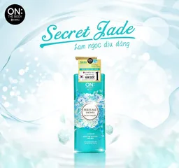 Sữa Tắm Nước Hoa On The Body Perfume Shower Body Wash Secret Jade 500g - Hương Nước Hoa Quyến Rũ, Làm Sạch Sâu và Dưỡng Ẩm Da