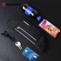 Túi Đeo Hông Chạy Bộ GoodFit GF108RB - Ngăn Đựng Nước và Điện Thoại Thông Minh, Dụng Cụ Thể Thao Tiện Lợi cho Người Chạy