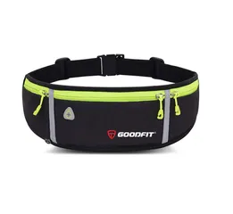 Túi Đeo Hông Chạy Bộ GoodFit GF106RB - Túi Đeo Bụng Thể Thao Unisex Chống Thấm Nước, Ngăn Đựng Chai Nước và Tai Nghe