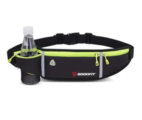 Túi Đeo Hông Chạy Bộ GoodFit GF106RB - Túi Đeo Bụng Thể Thao Unisex Chống Thấm Nước, Ngăn Đựng Chai Nước và Tai Nghe