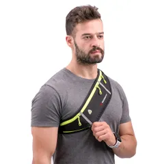 Túi Đeo Hông Chạy Bộ GoodFit GF106RB - Túi Đeo Bụng Thể Thao Unisex Chống Thấm Nước, Ngăn Đựng Chai Nước và Tai Nghe
