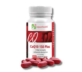 Viên uống CoQ10 150mg Plus NZPurehealth - Hỗ trợ sức khỏe tim mạch, chống oxy hóa, bảo vệ tế bào - Lọ 30 viên