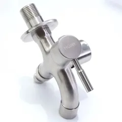 Vòi Củ Sen Lạnh 2 Đầu Xả Inox 304 Hobby Home Decor CS1 - Thiết Kế Đa Năng Dùng Cho Nước Lạnh, Tiện Lợi Và Sang Trọng