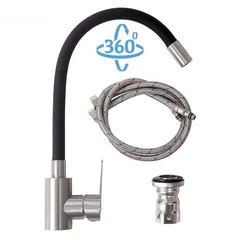 Vòi Nước Rửa Chén Nóng Lạnh Đầu Mềm Inox 304 Hobby Home Decor VTM1 - Thiết Kế Linh Hoạt Chống Rỉ Sét, Tiện Lợi Cho Nhà Bếp