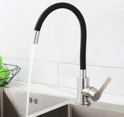 Vòi Nước Rửa Chén Nóng Lạnh Đầu Mềm Inox 304 Hobby Home Decor VTM1 - Thiết Kế Linh Hoạt Chống Rỉ Sét, Tiện Lợi Cho Nhà Bếp