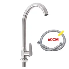 Vòi Rửa Chén Lạnh HOBBY Home Decor RL1 - Inox 304, Thiết Kế Nhỏ Gọn, Phù Hợp Với Chậu Rửa 2.5-3.5cm, Logo HOBBY Chất Lượng Cao