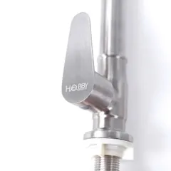 Vòi Rửa Chén Lạnh HOBBY Home Decor RL1 - Inox 304, Thiết Kế Nhỏ Gọn, Phù Hợp Với Chậu Rửa 2.5-3.5cm, Logo HOBBY Chất Lượng Cao